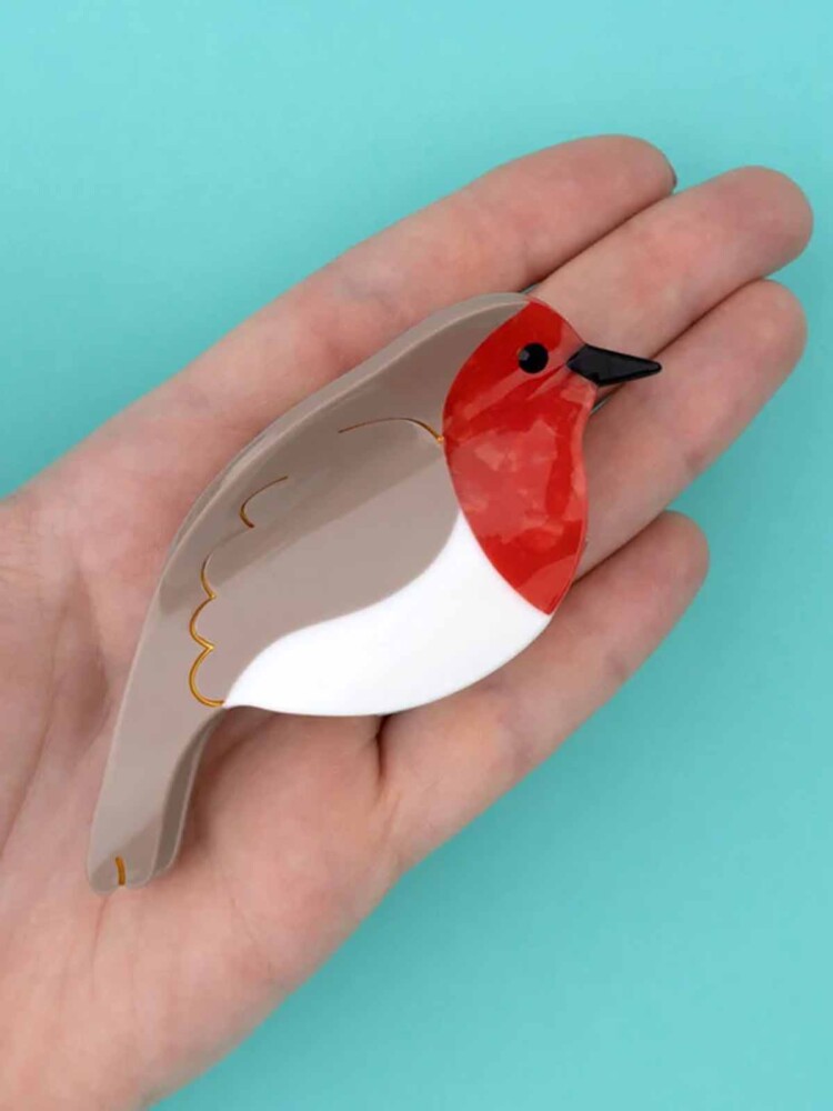 cou cou suzette Haarclip mit roten Rodel