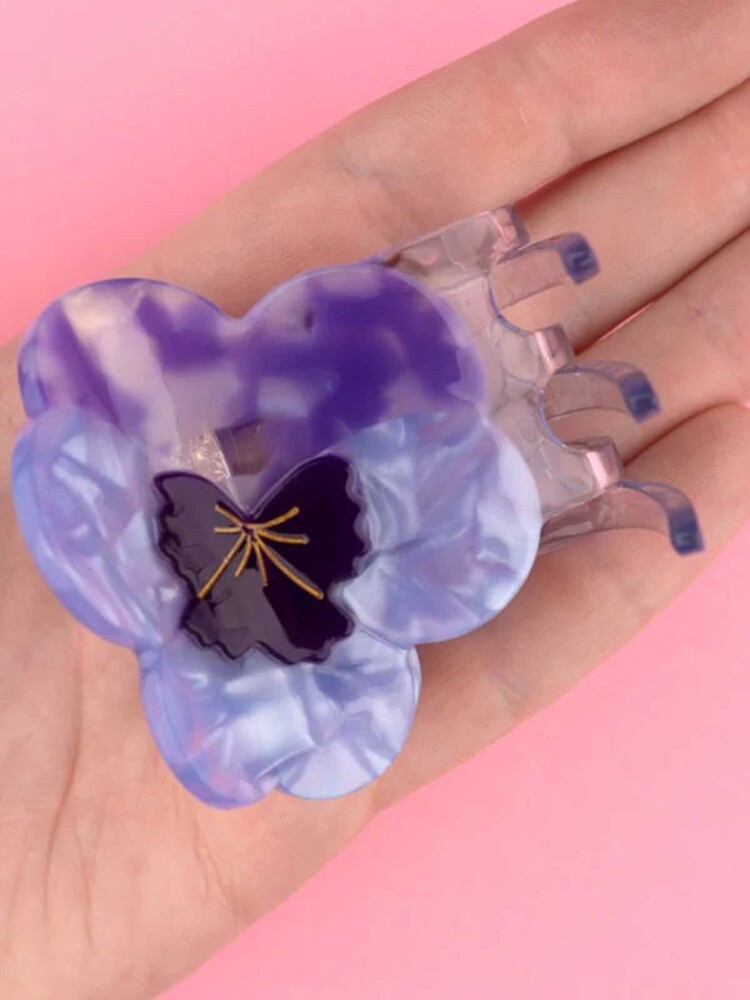 cou cou suzette Haarclip mit Stiefmutter Blume