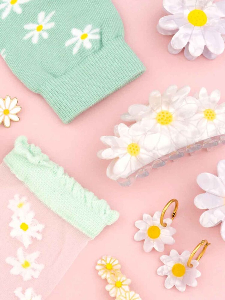 kleine margueritte Mini-Haarclip von cou cou suzette