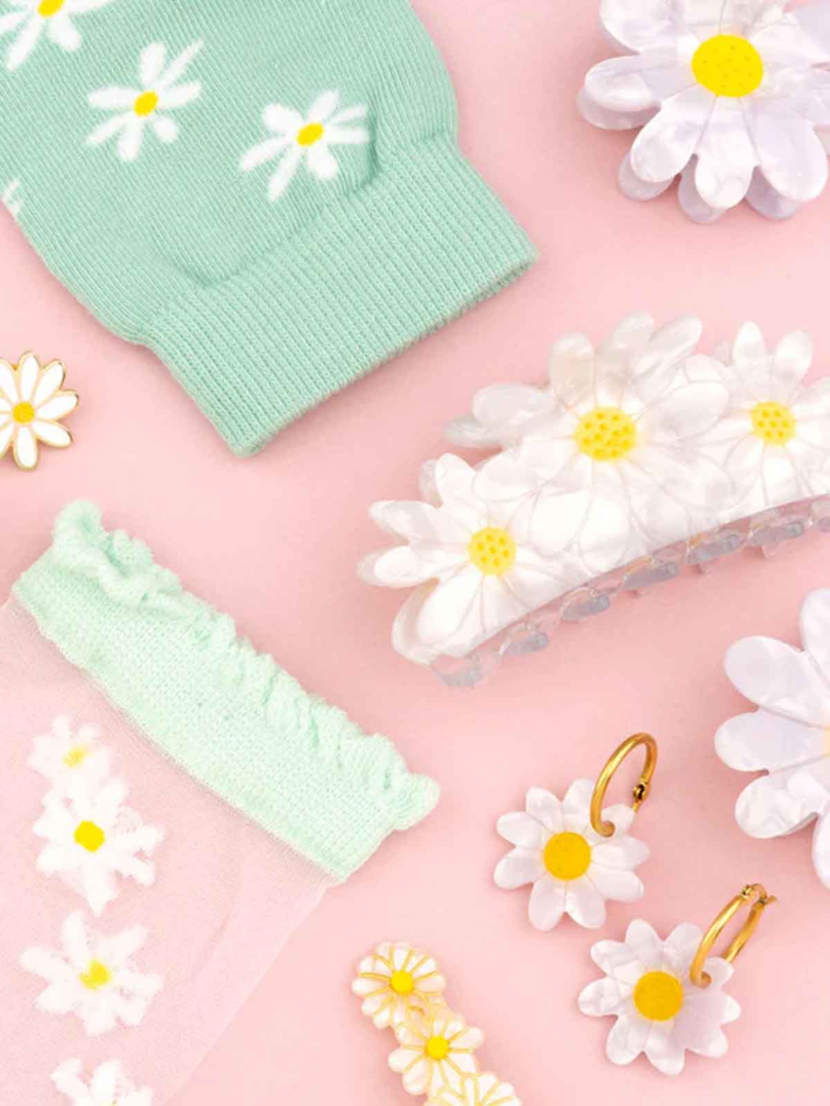 kleine margueritte Mini-Haarclip von cou cou suzette