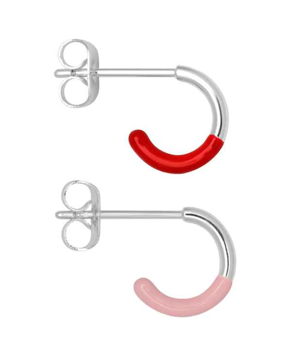 Lulu Copen Garten Hoop Dip in Silber