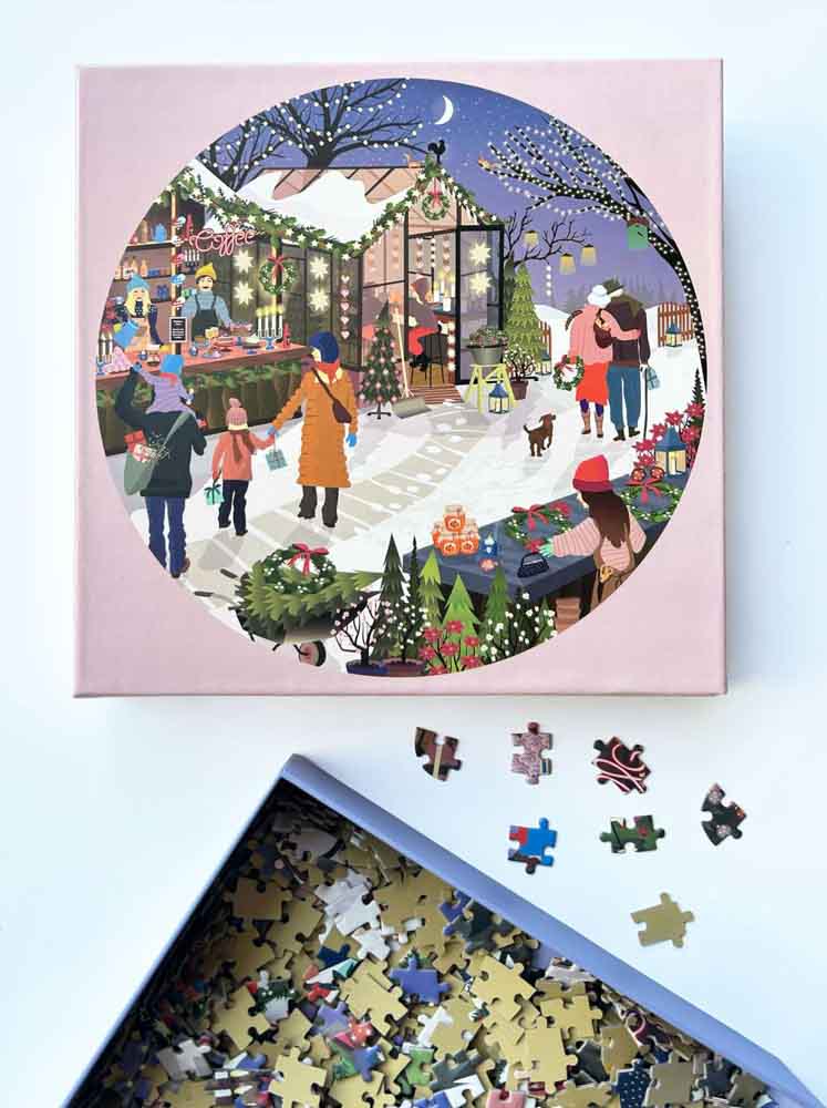 Puzzle von bestimmten scharfen