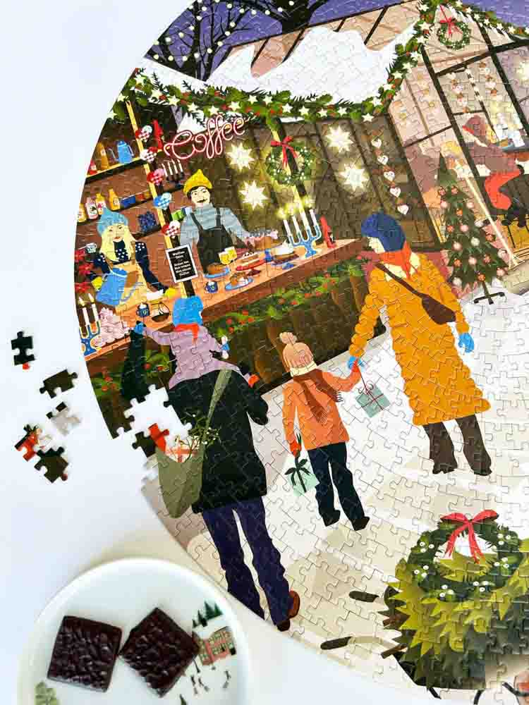 Puzzle von bestimmten scharfen