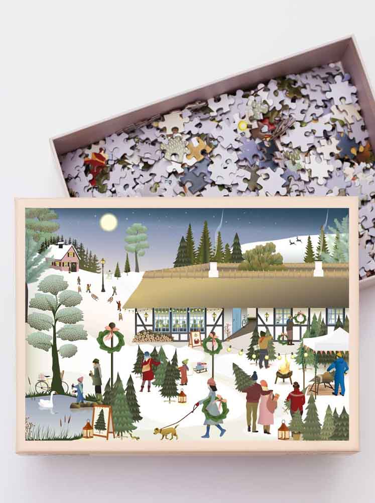 Puzzle von bestimmten scharfen