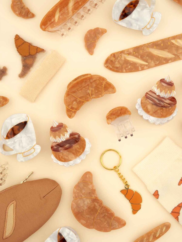 cou cou suzette Haarclip mit Croissant - Remix von Sofia