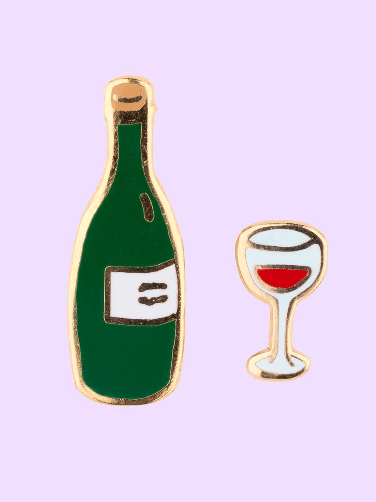 cou cou suzette Pin mit Weinglas und Weinflasche - Remix von Sofia