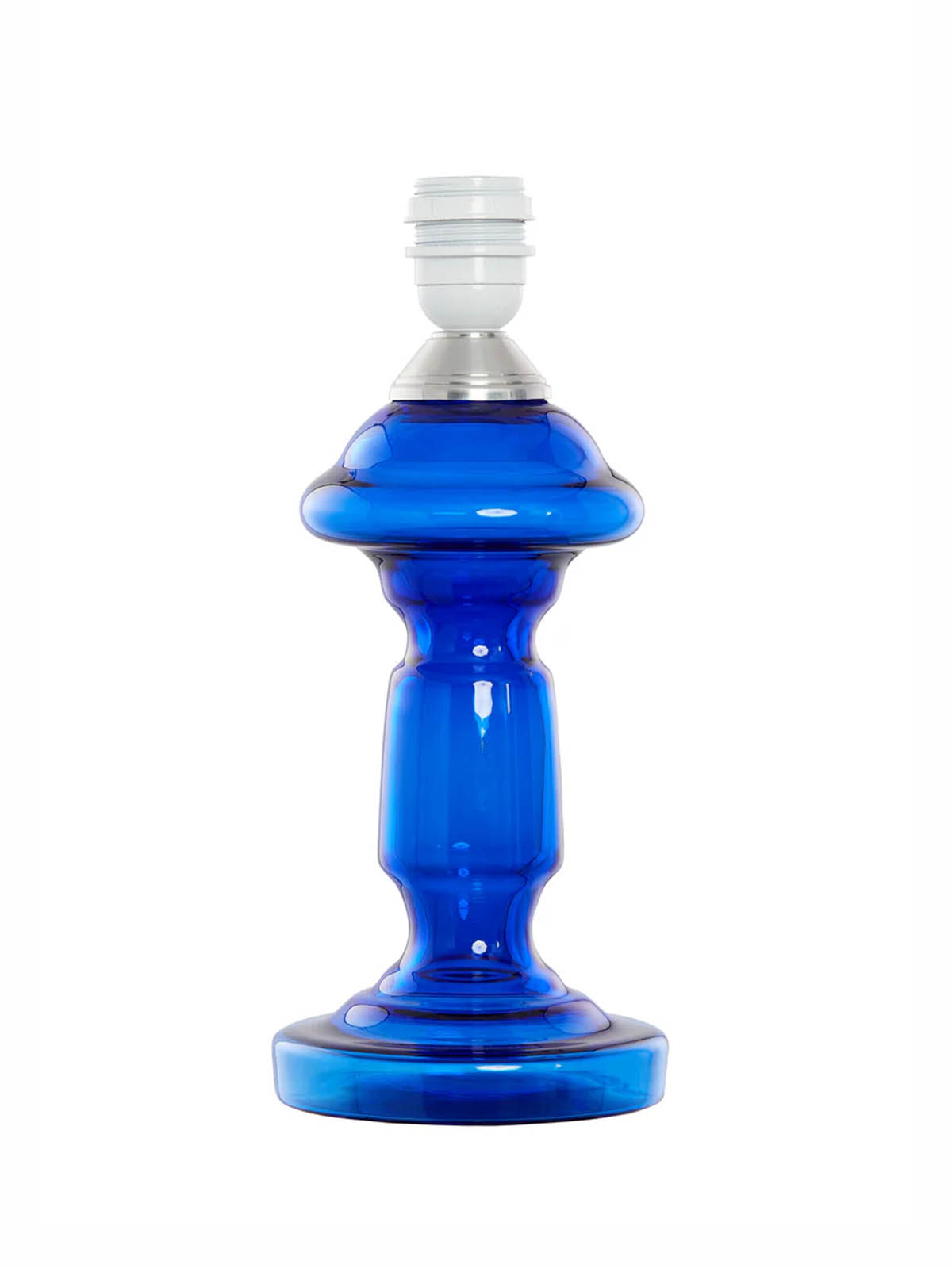 rosa rosa Lampen - royal blau Petro Tischlampe in mundgeblasenem Glas