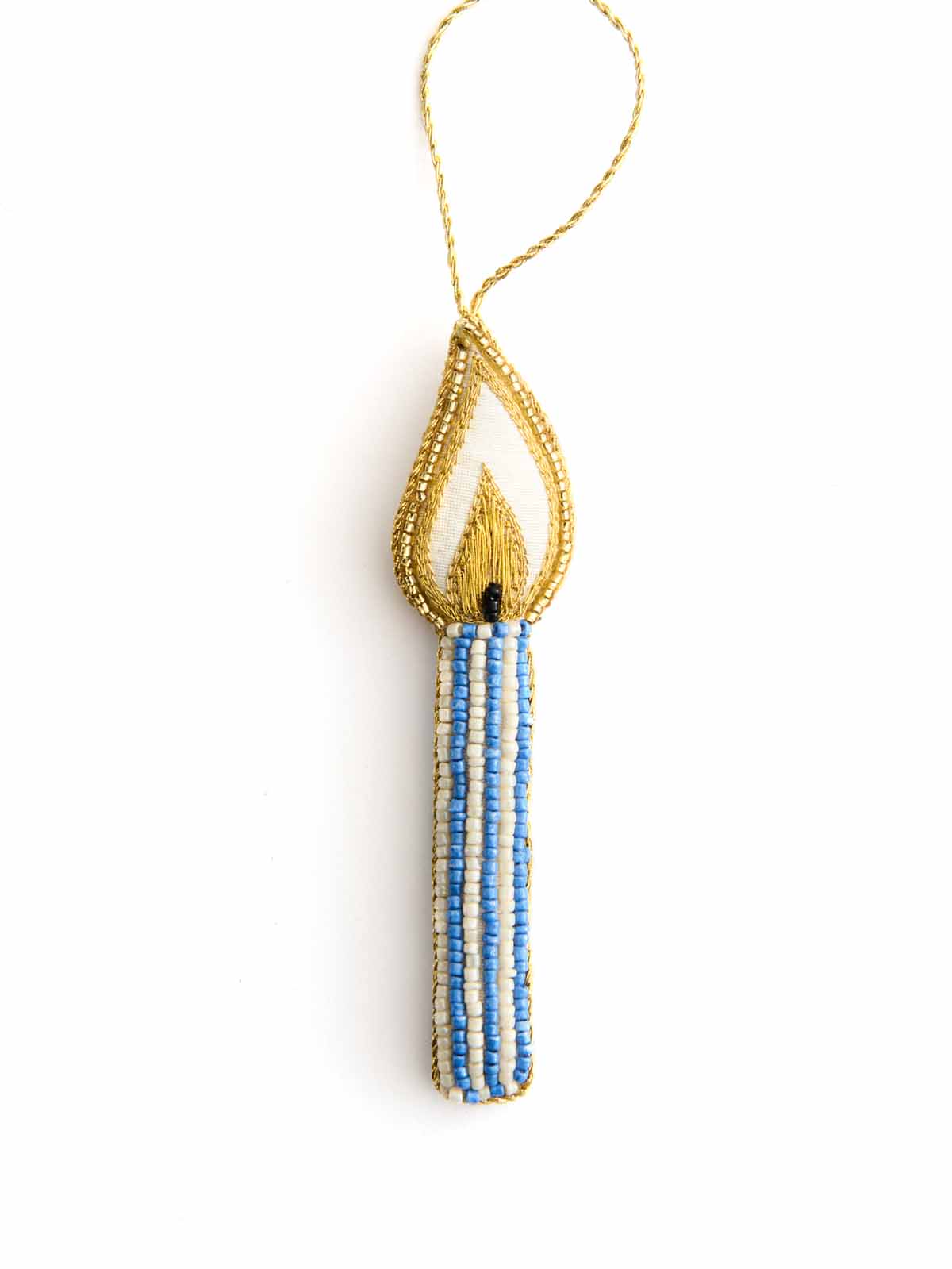 summende Rosenflügelkerzen mit Perlen