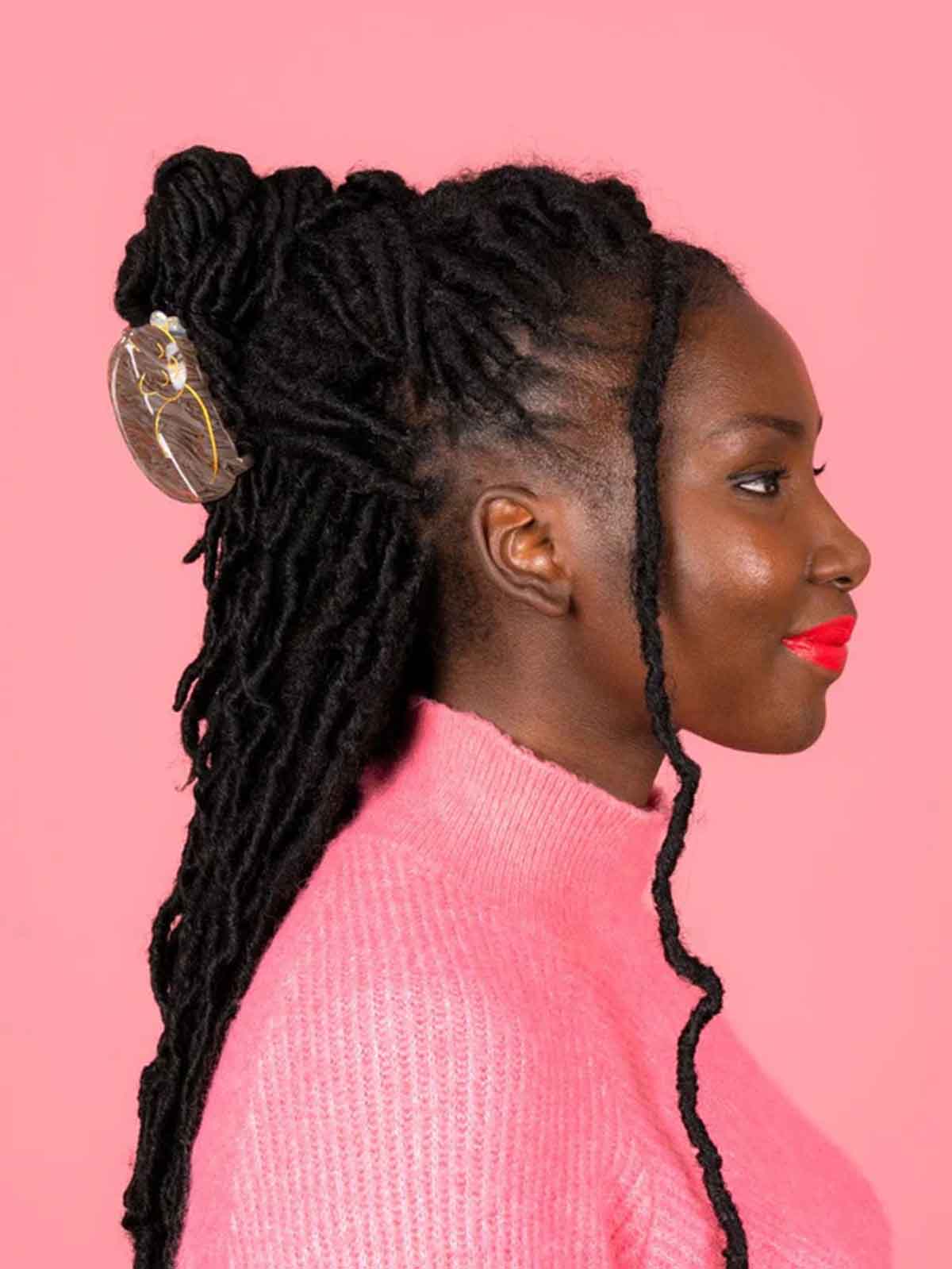 cou cou suzette Haar Clip Katze gestreift