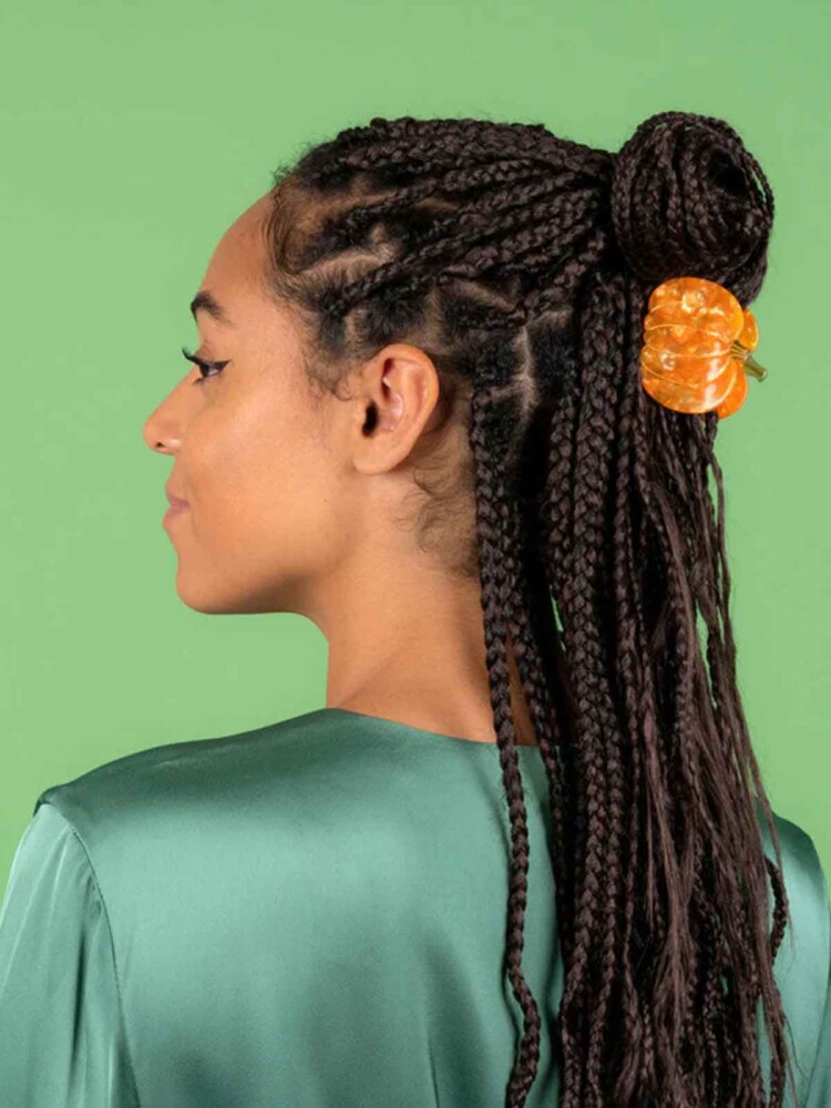 cou cou suzette haarclip Kürbis orange