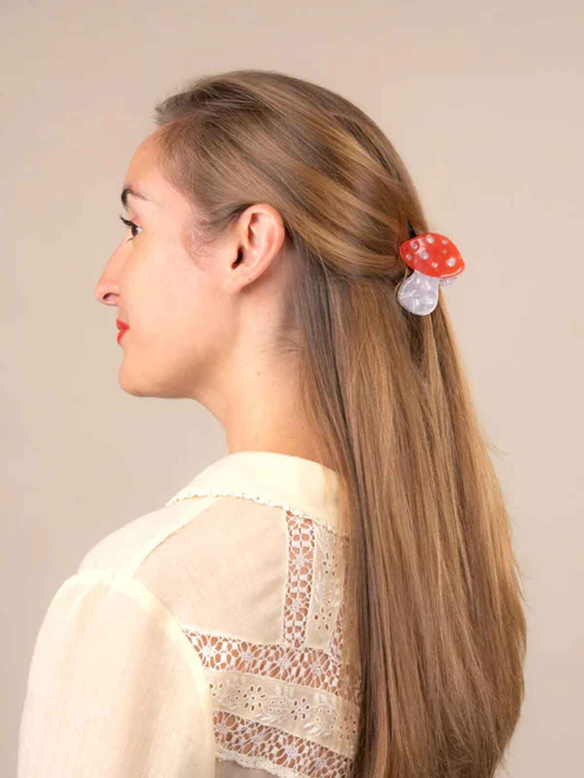 cou cou suzette haarclip rot fliege pilz 6