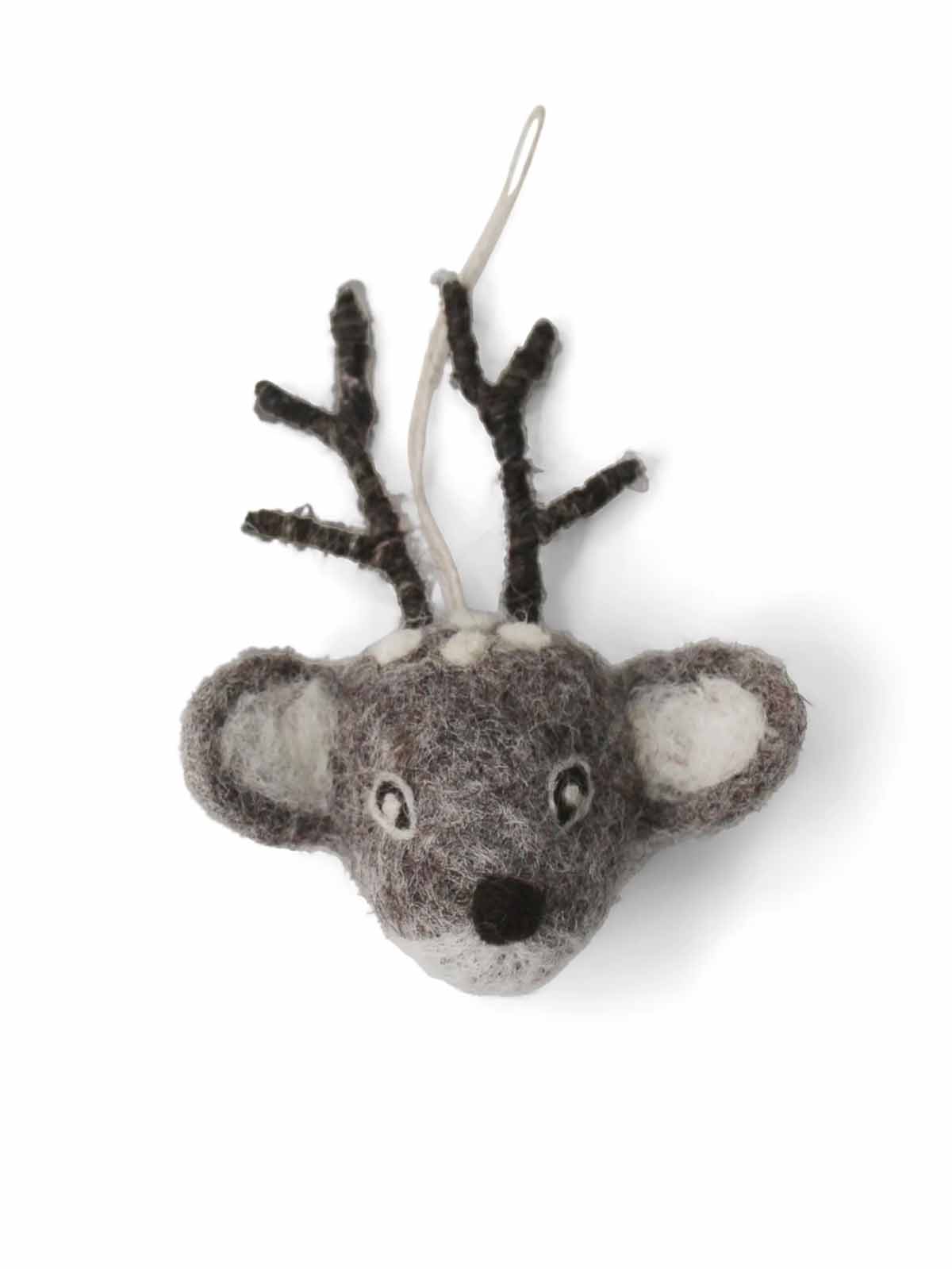 Filz Weihnachtsschmuck gritty und sif-grey bambi