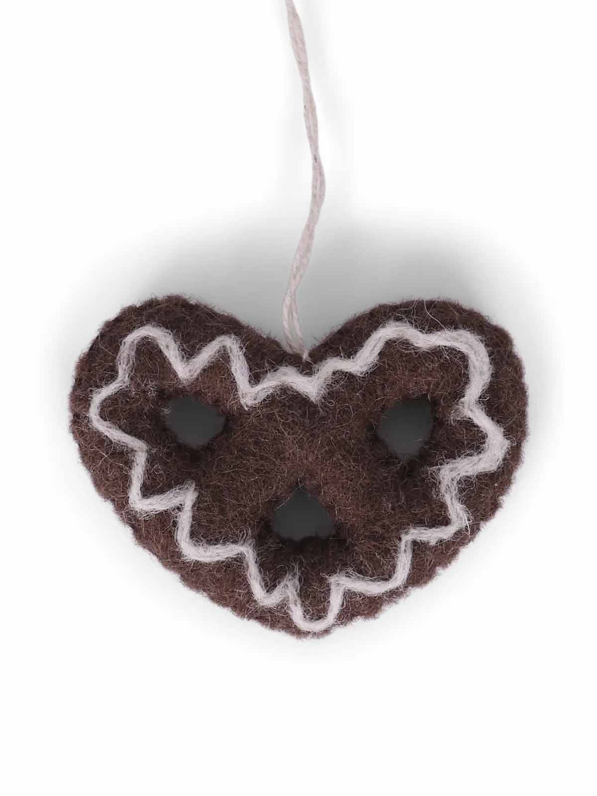fühlte Weihnachtsdekorationen und sagen