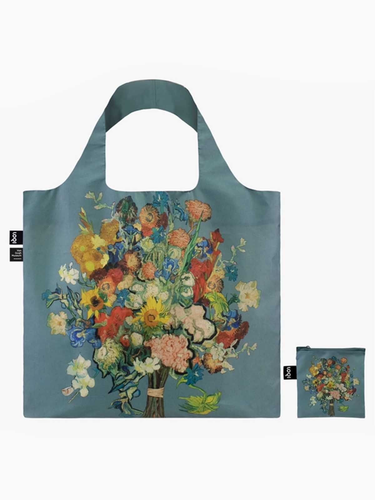 loqi Einkaufstasche - Maultierbeutel aus 100% recyceltem Kunststoff - vincent van gogh