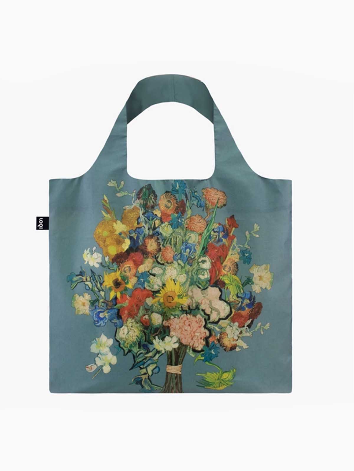 loqi Einkaufstasche - Maultierbeutel aus 100% recyceltem Kunststoff - vincent van gogh