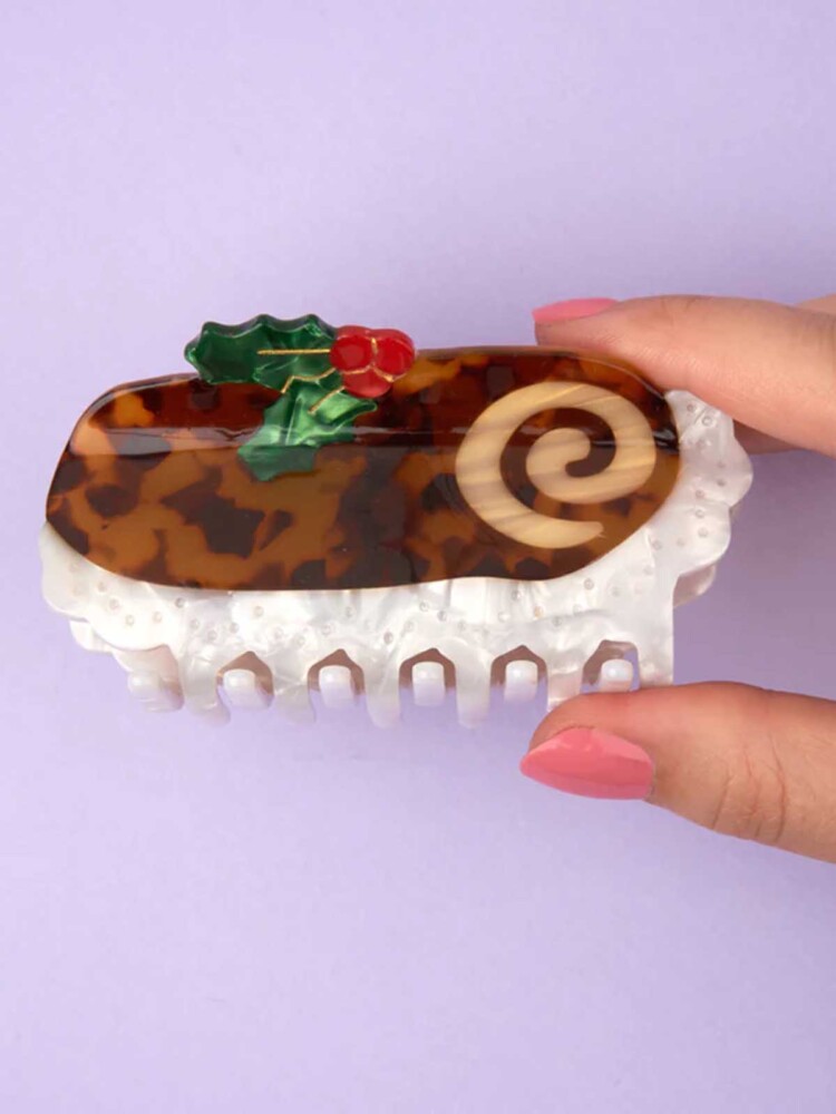 Haarclip aus cu cou suzette mit Roulade