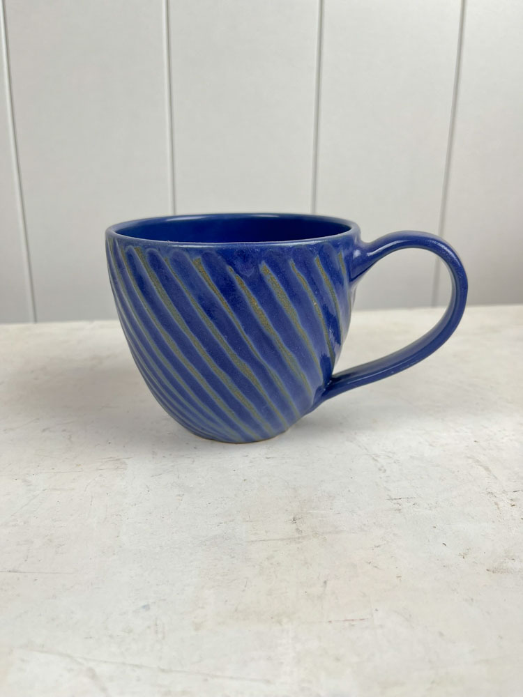 einzigartige Keramik Tasse mit Griff