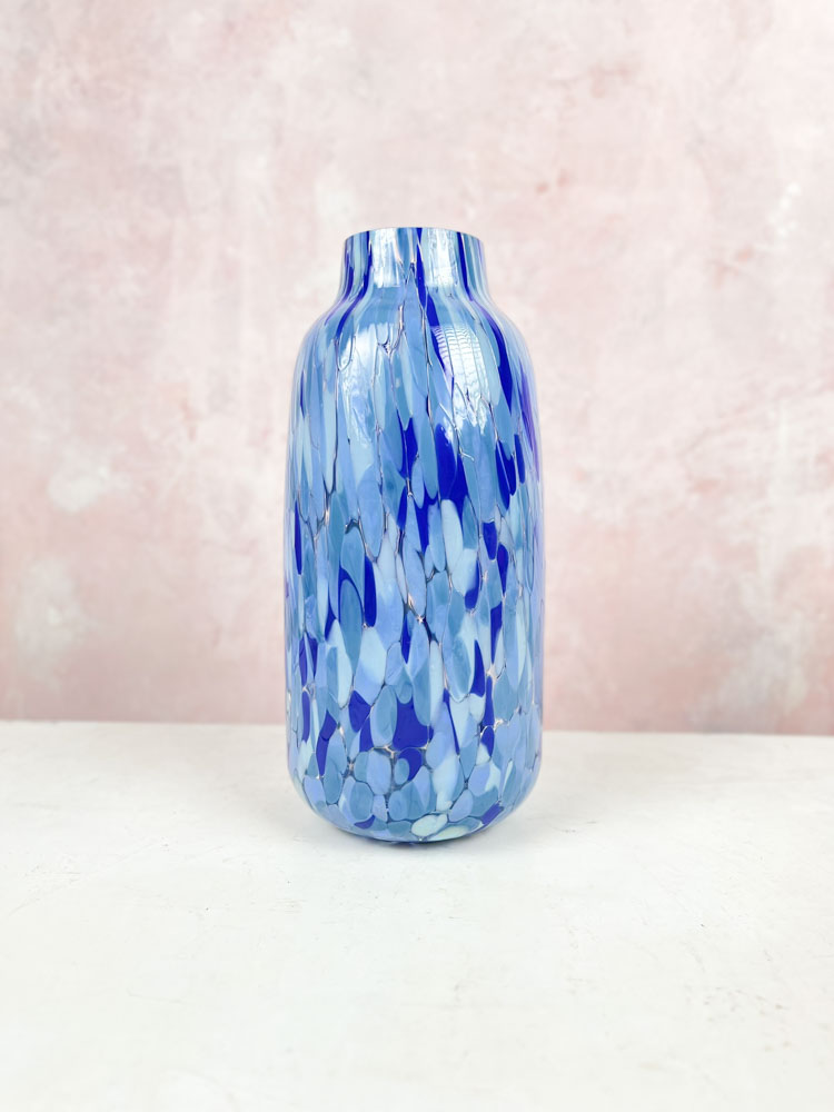 Anna von Lipa confetti Vase Saphir
