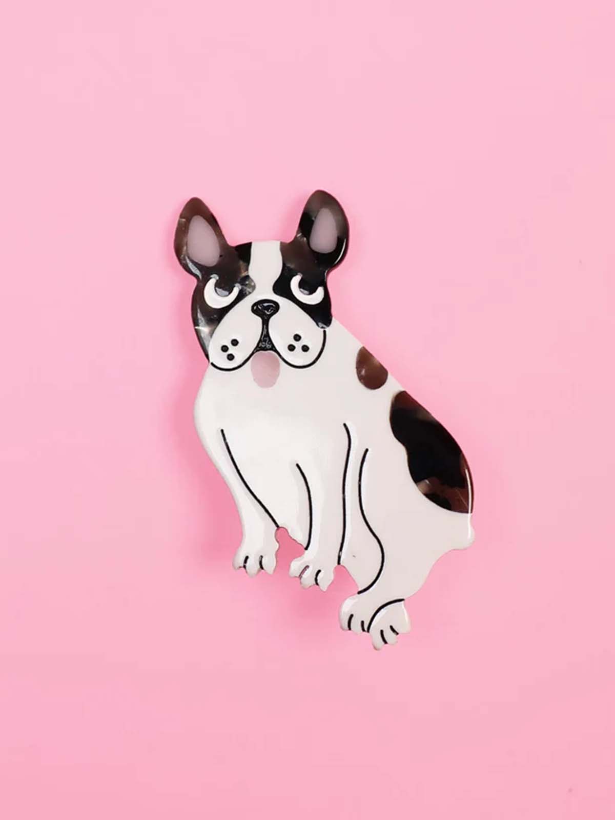 cu ou ou suzette Haarschnitt Hund mit Bulldogge