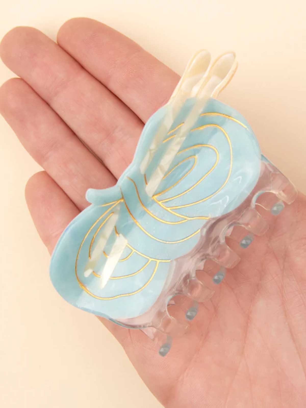 cou cou suzette - Haarclip Strickwaren in hellblau