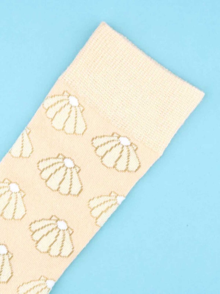 cou cou suzette Socken mit Jakobsmuscheln