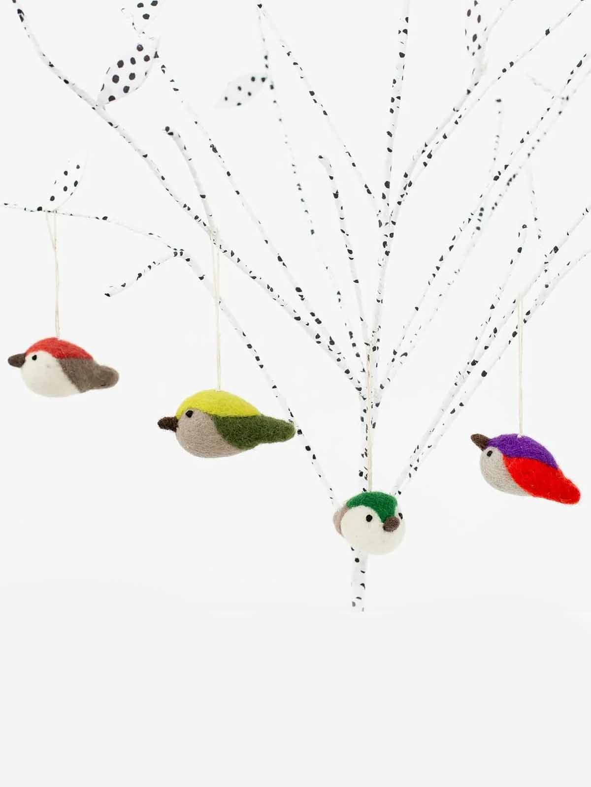 Afroart fühlte Vögel