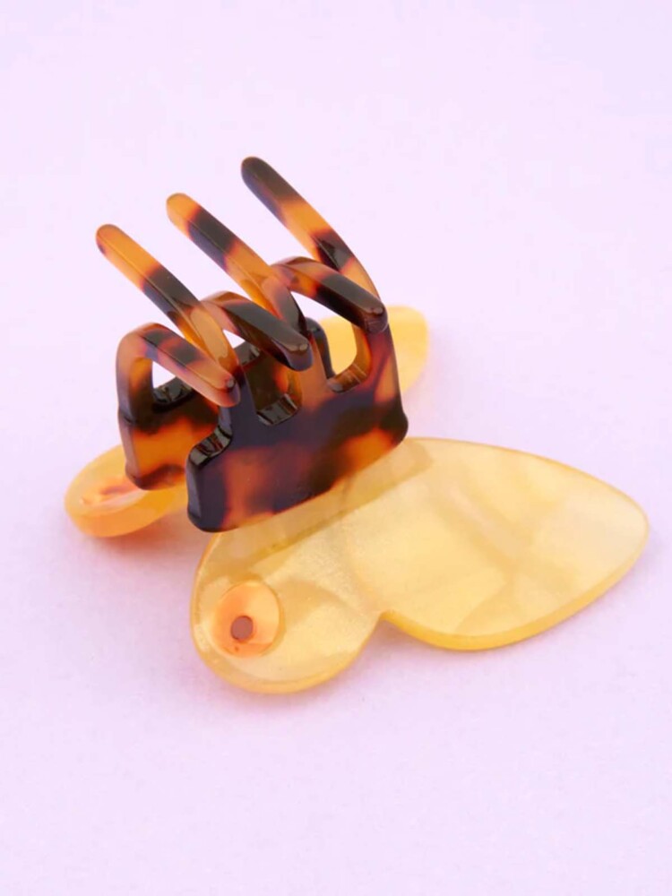 cu ou ou suzette Haarclip Schmetterling gelb