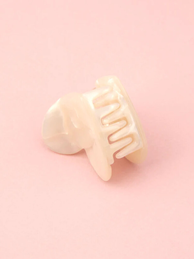 cou cu suzette mini haarclip herz perle mutterweb