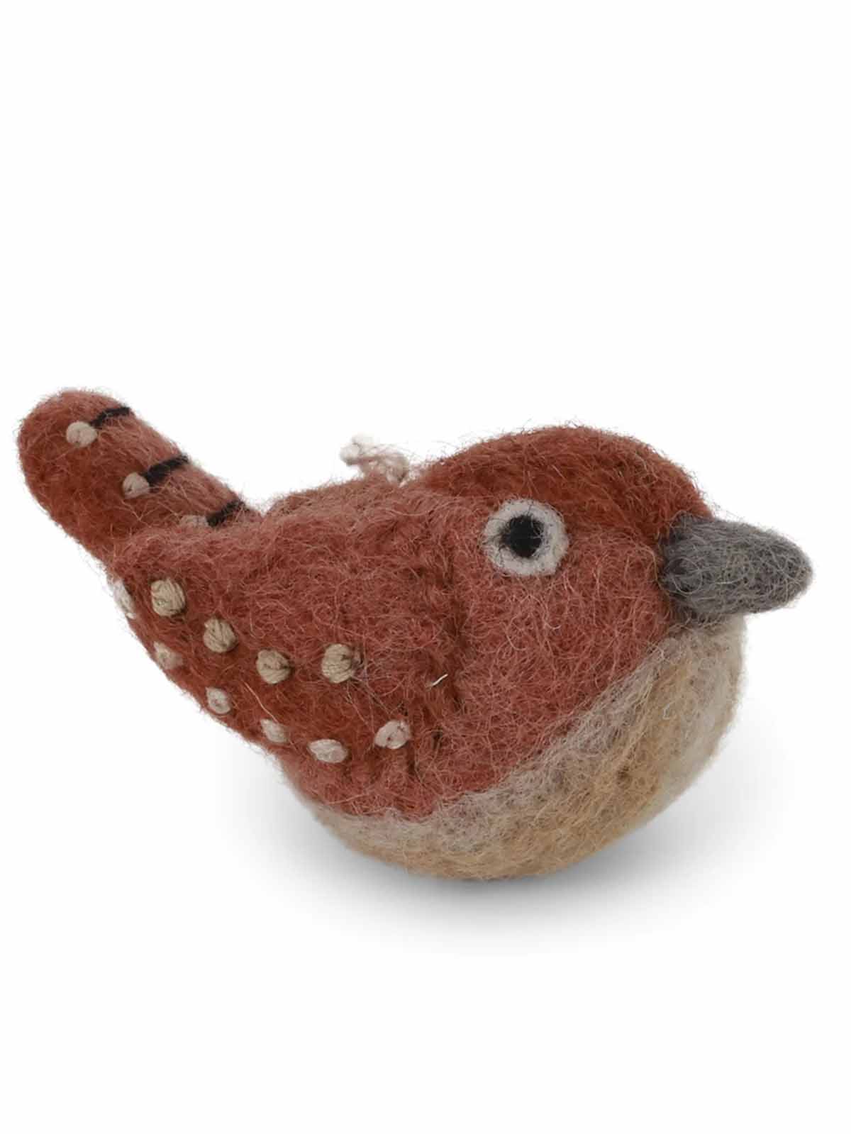 Dawn und Sif 13335 Vogel Waffelnuss rostig braun
