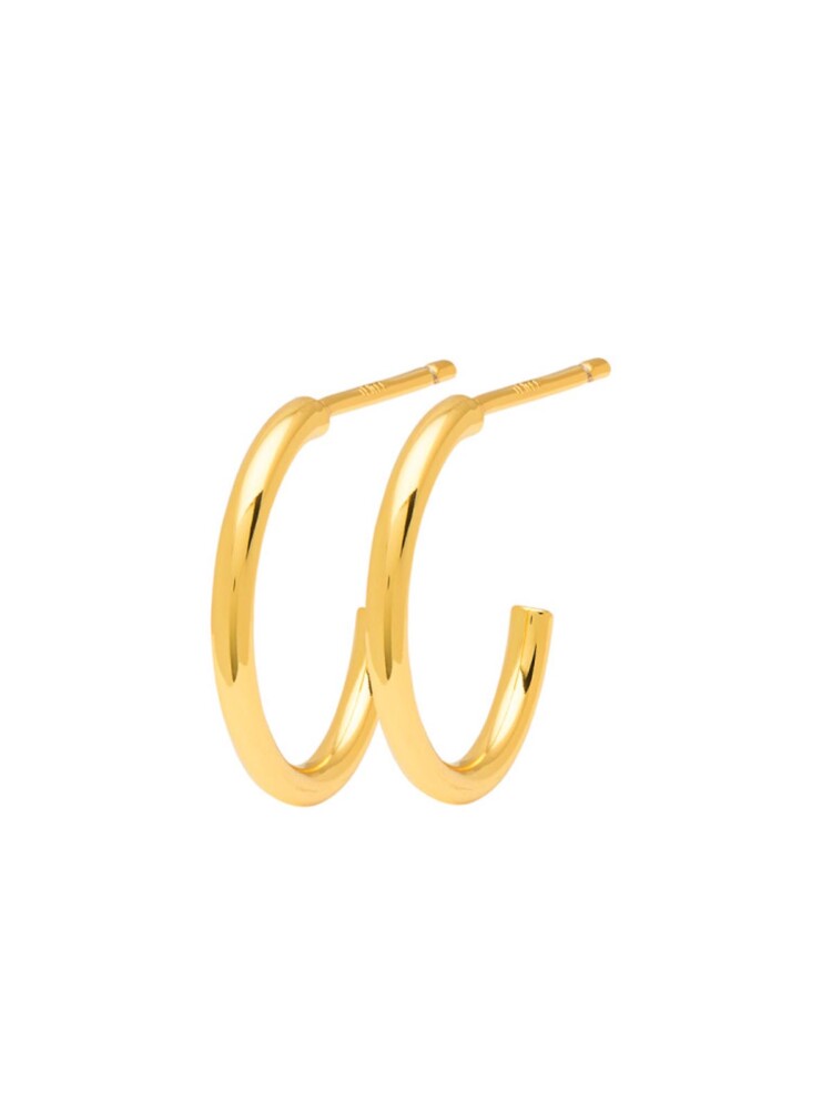 Lulu Copenhagen hoops in Silber und Gold in verschiedenen Stilen