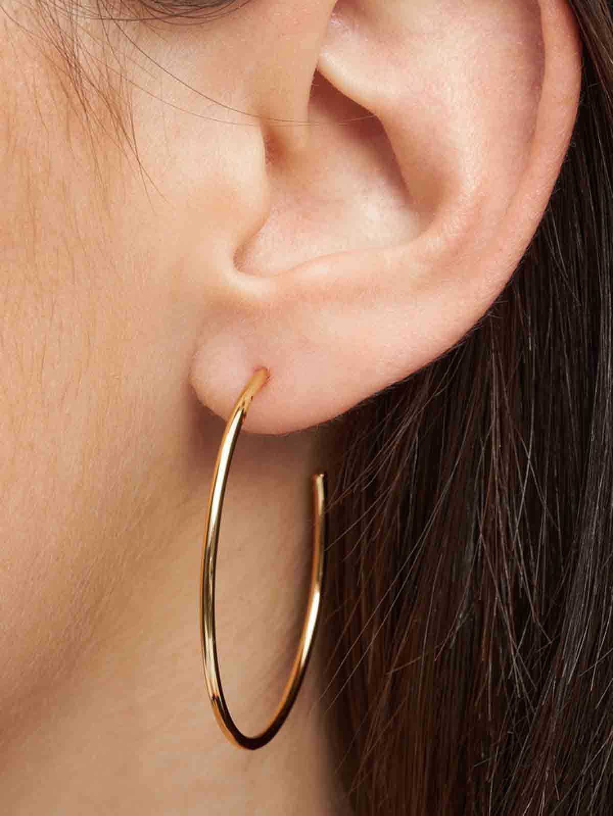 Lulu Copenhagen hoops in Silber und Gold in verschiedenen Stilen