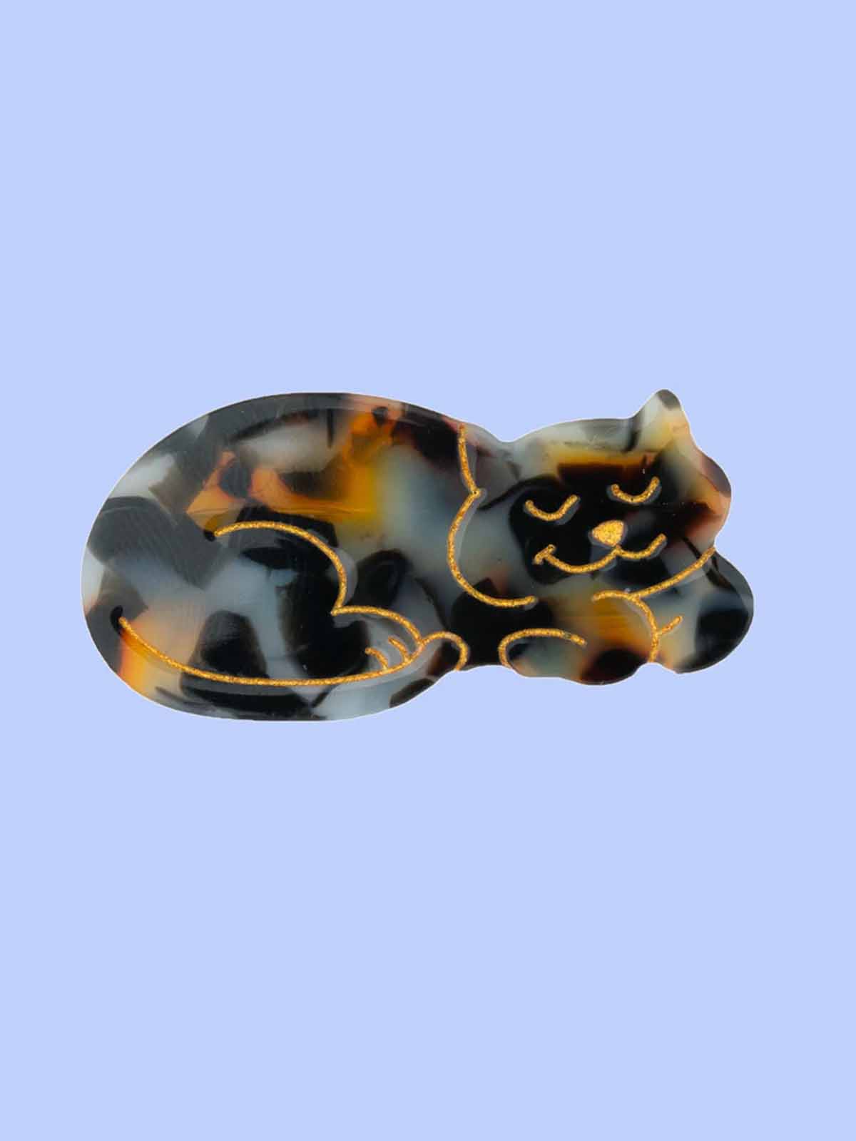 cou cou suzette Haarnadel Katze 3 gefärbt