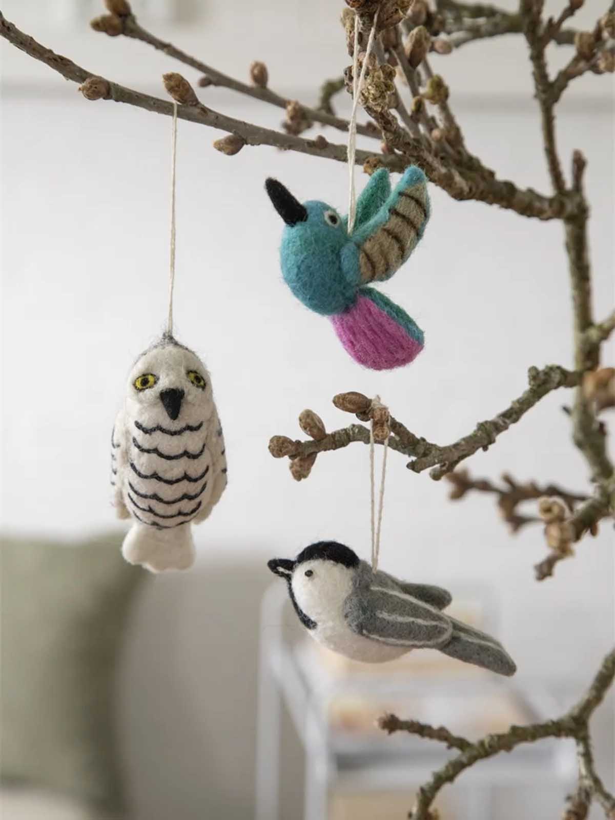 Vögel in Filzgrit & sif