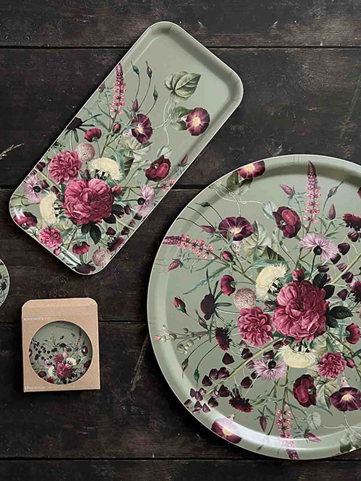 koustrup & co. - rosa Blumengarten länglicher Hügel (4)