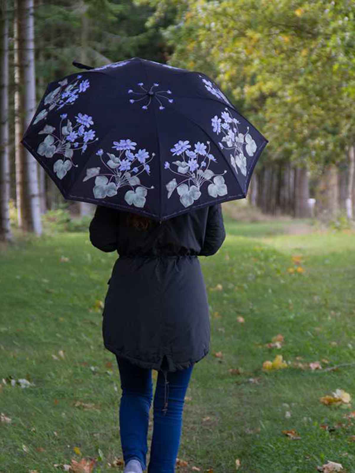 Koustrup und Co-Regenschirm-blaue Anemone