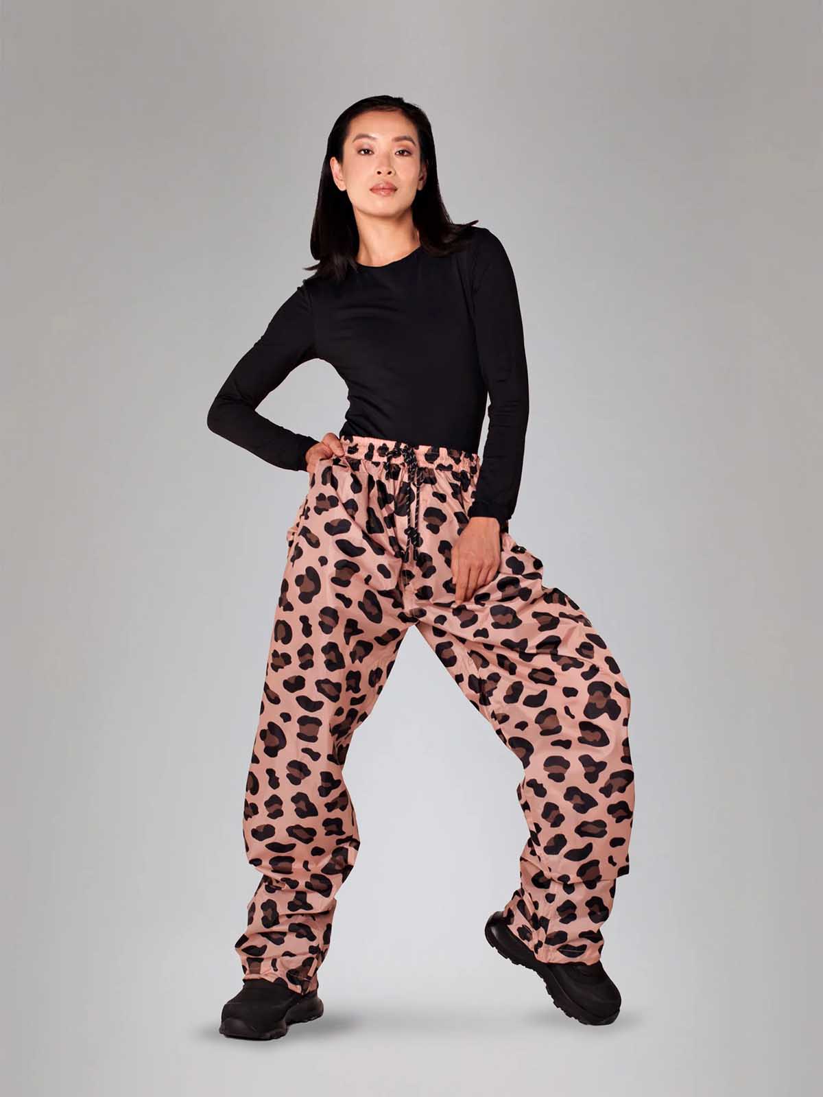 Regen Eis Regenhose und Regenmantel rosa Panther