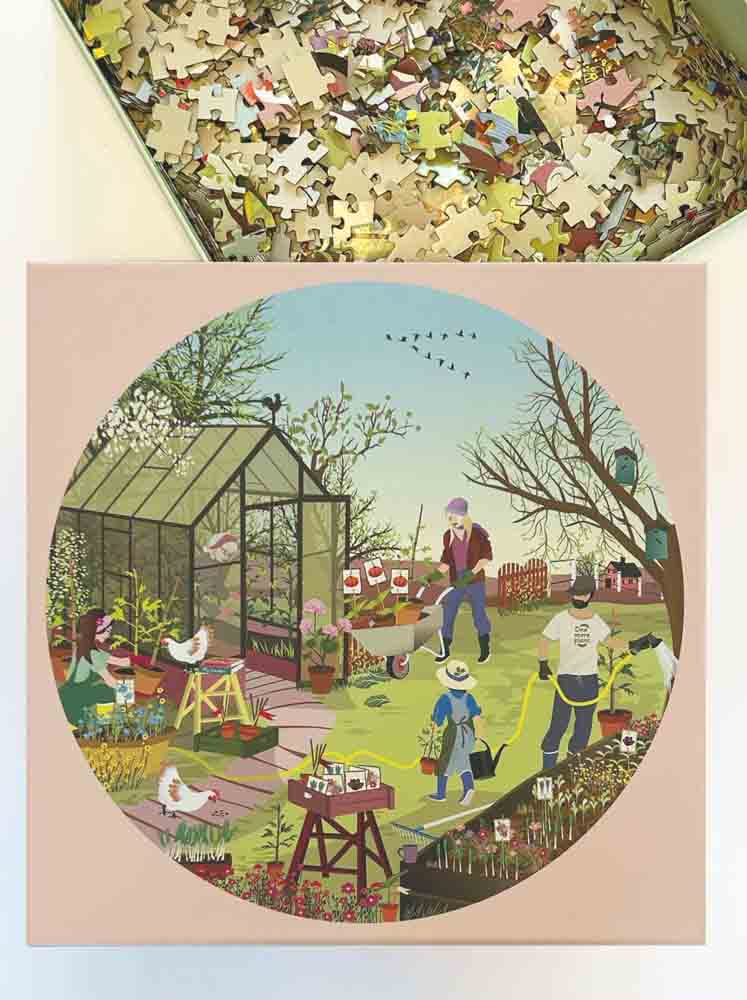 Bestimmte scharfe Rätsel Frühlingsgefühl - Puzzle 1000