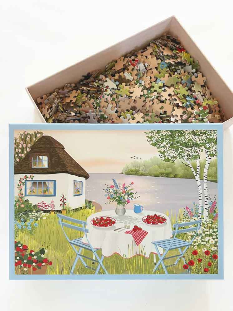 Bestimmte scharfe Puzzle-Spiel SWEET STRAWBERRIES - Puzzle 1000