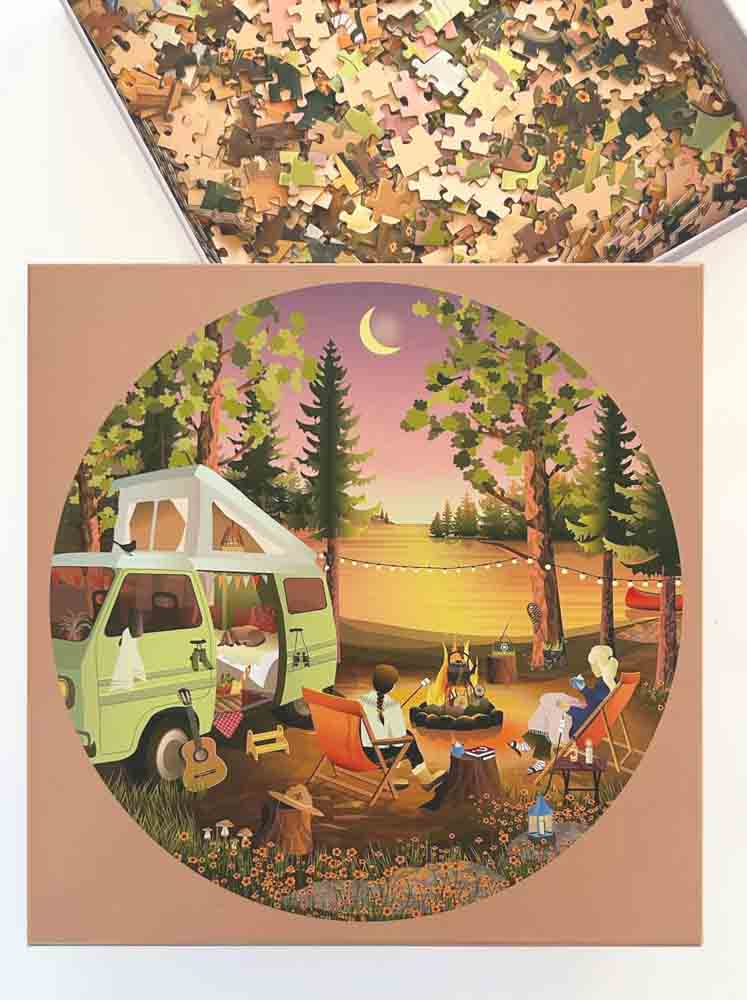 bestimmte scharfe Rätsel VAN LIFE - Puzzle 1000 Stück