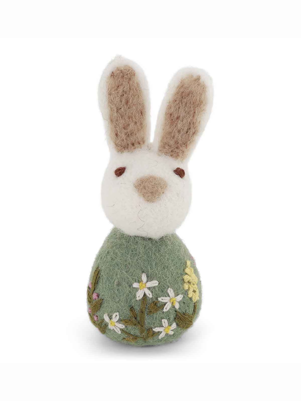 & sofie; - Kaninchen grün mit Blumen 12115
