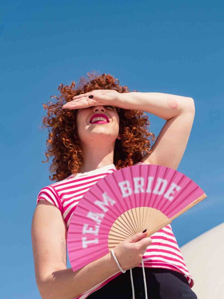 remix von sofie fan - team braut in pink und weiß
