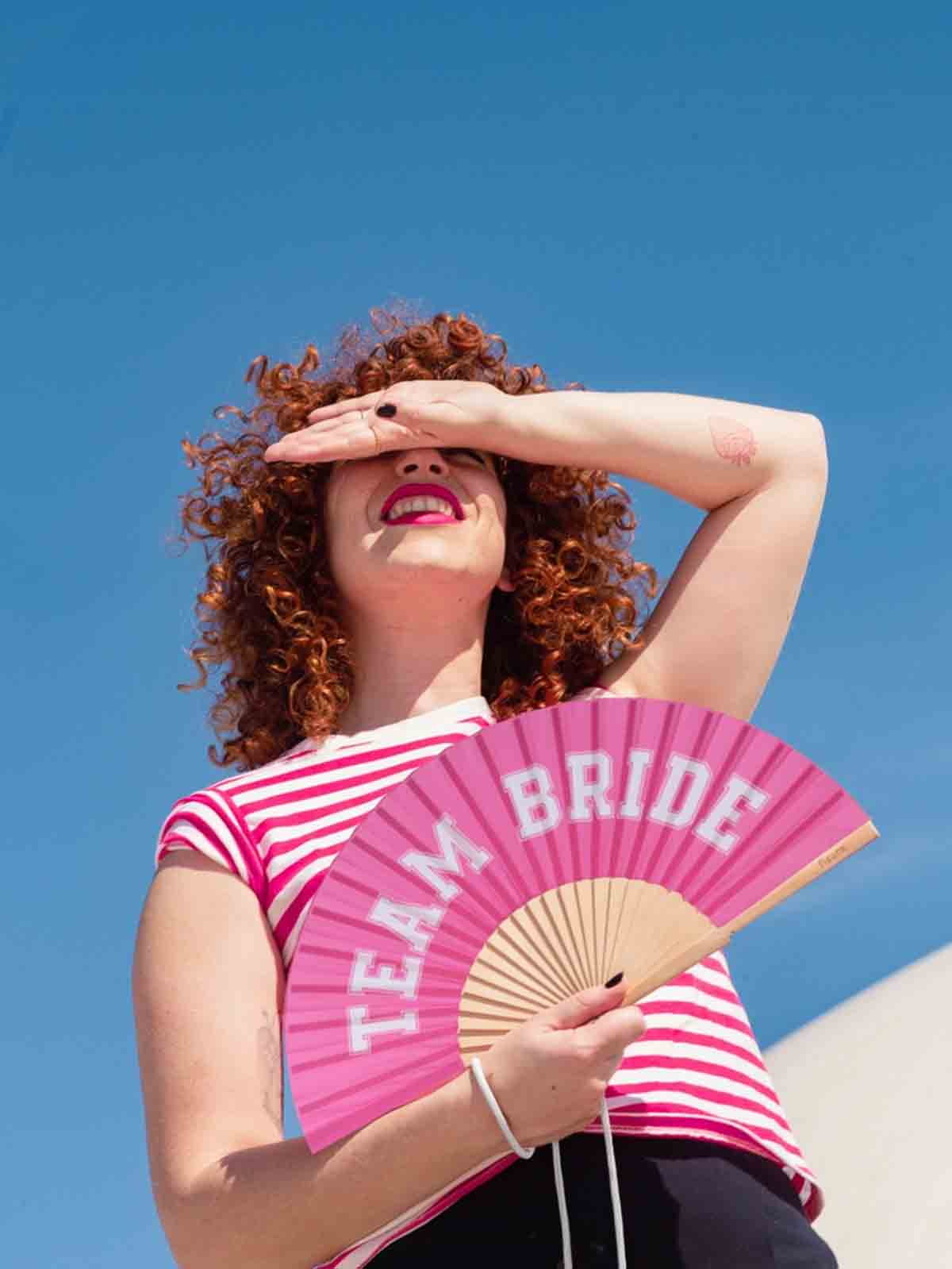 remix von sofie fan - team braut in pink und weiß