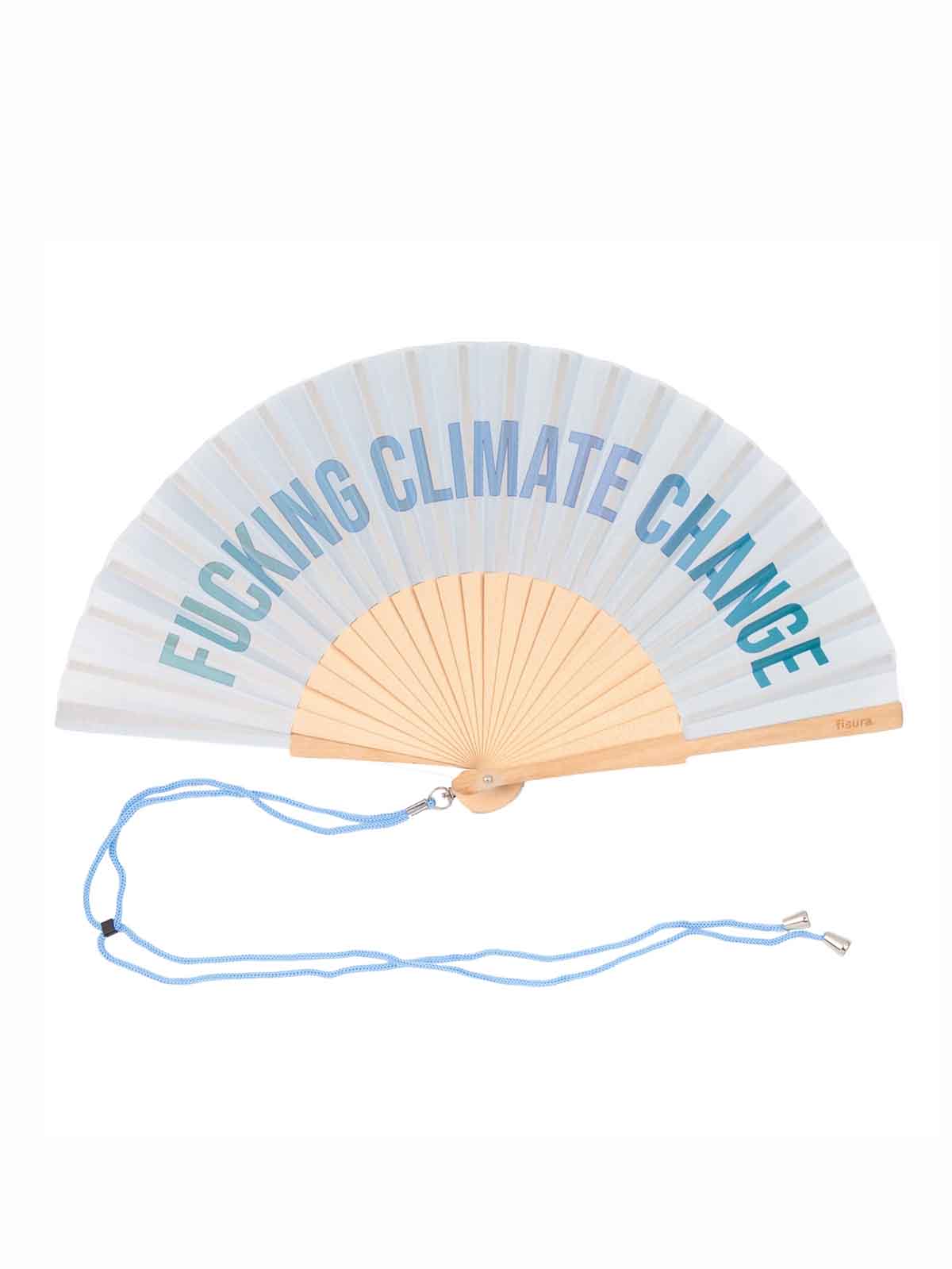 Fan - verfickter Klimawandel in blau