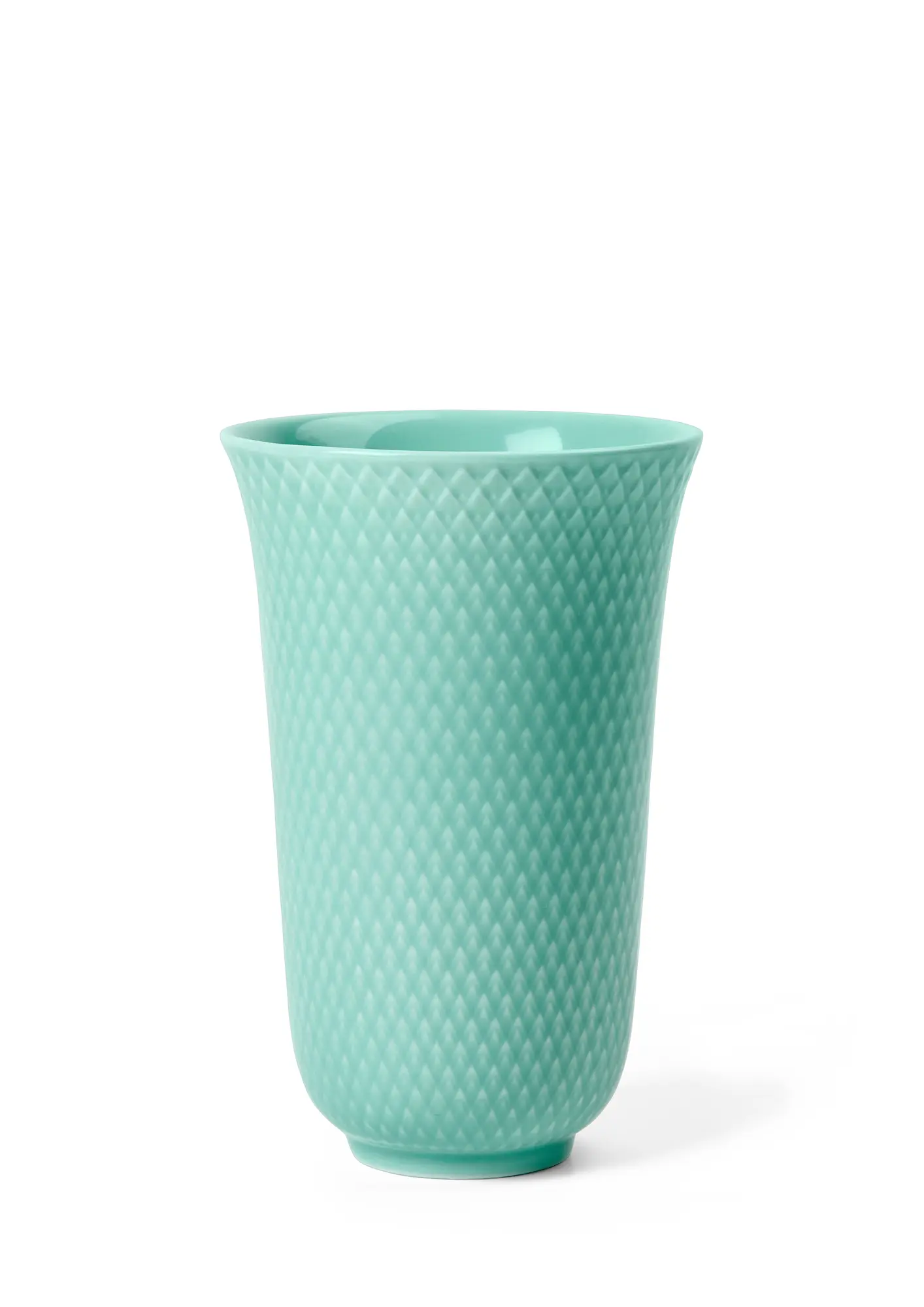 Rhombe, Heidelbeerporzellan, Vase