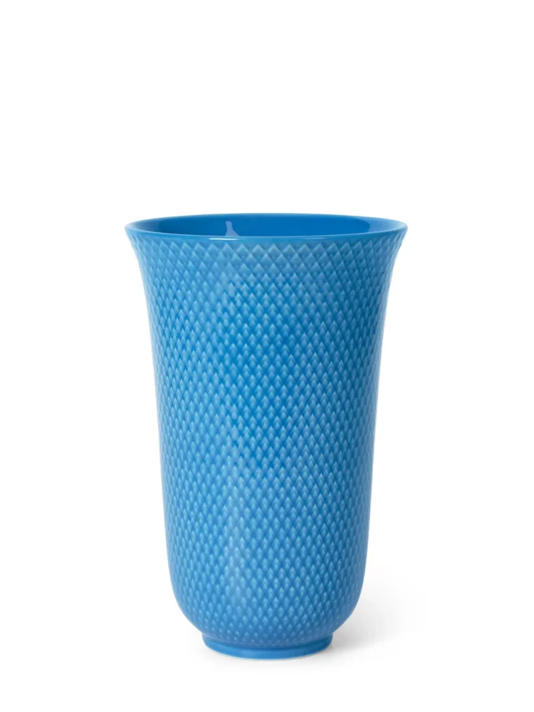 Rhombe, Heidelbeerporzellan, Vase