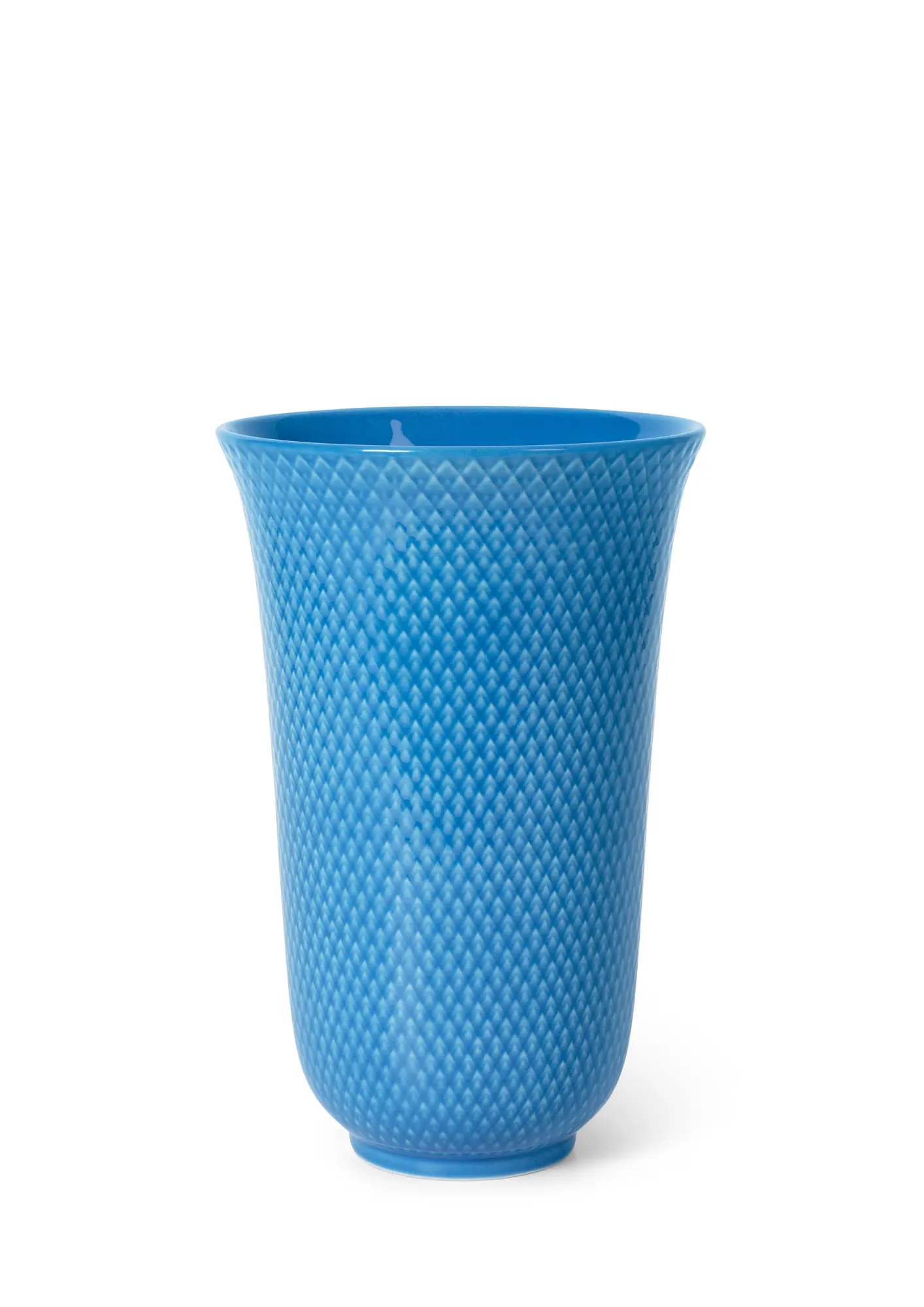 Rhombe, Heidelbeerporzellan, Vase