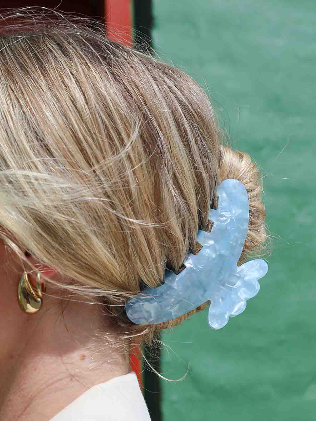 Agnes Haarclip - Hellblau
