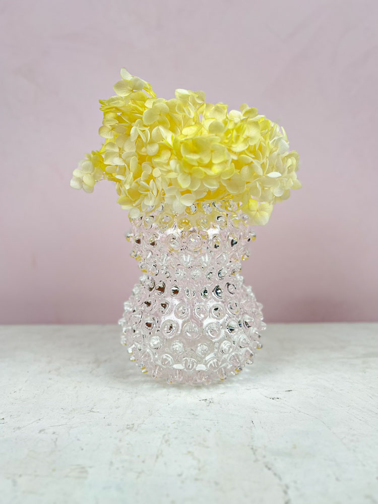 Anna von Lipa Birdie Vase in klar im Igelglas