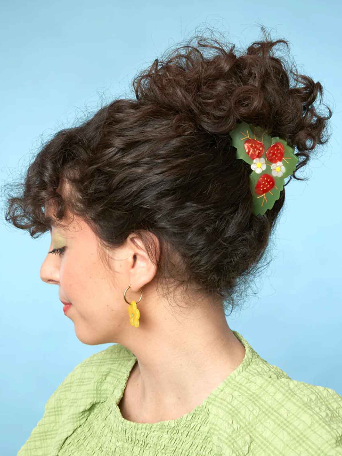 cou cou suzette Haarclip - Erdbeerpflanze