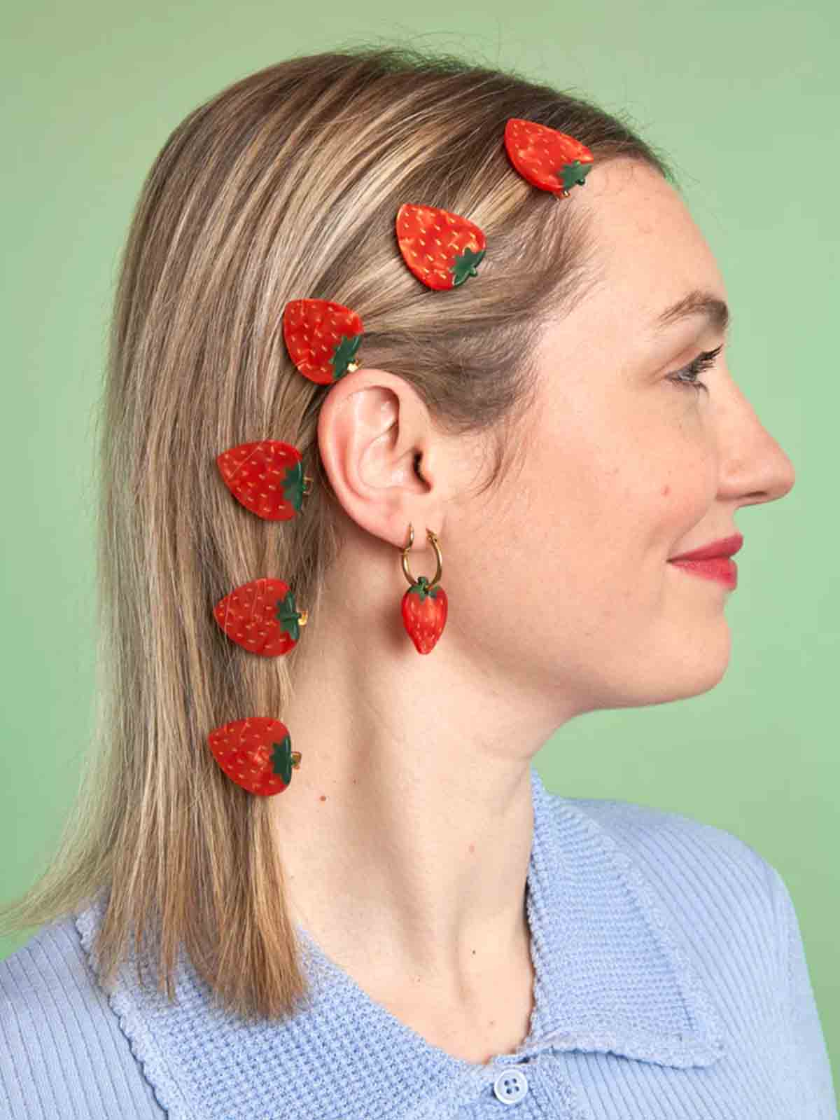 cou cu suzette hairpin Erdbeere (1)